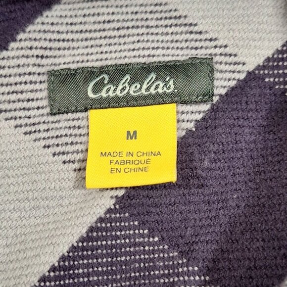 Cabelas Purple button Down shirt size medium - Picture 3 of 5